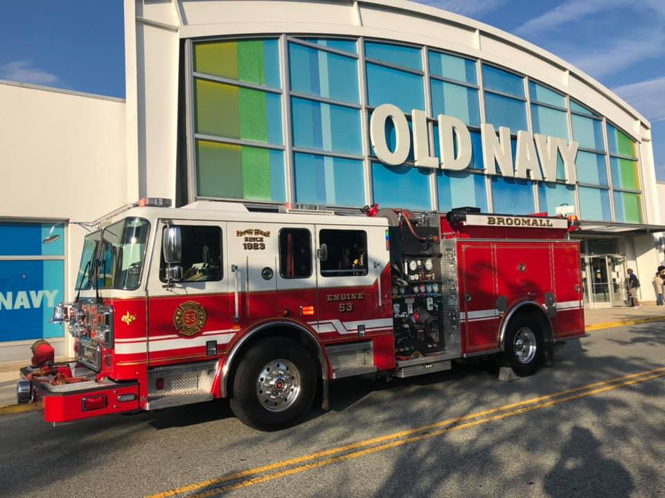 Evening Fan Fire at the Crossroads Broomall Fire Company