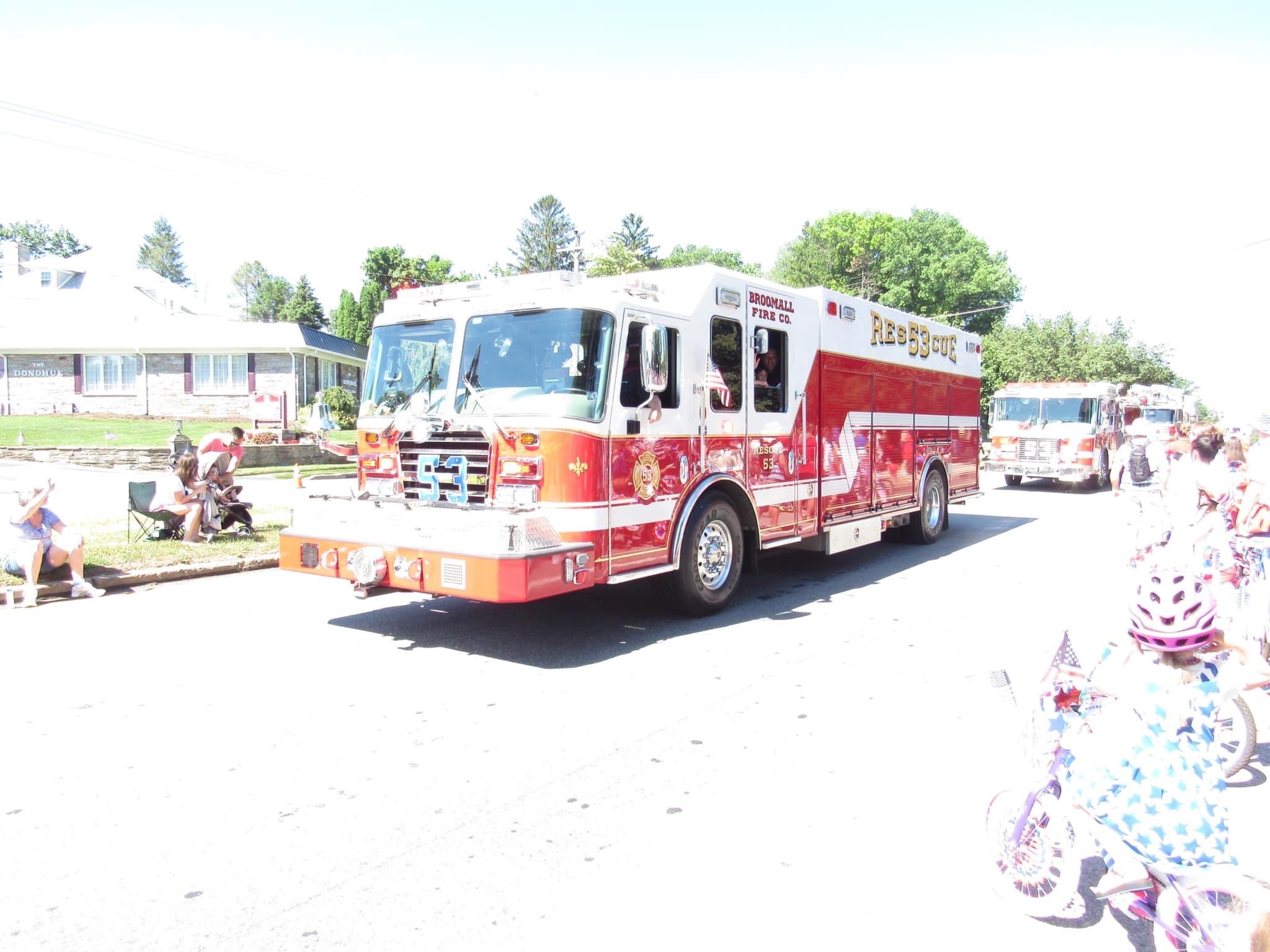 MN 4th of July Parade Broomall Fire Company