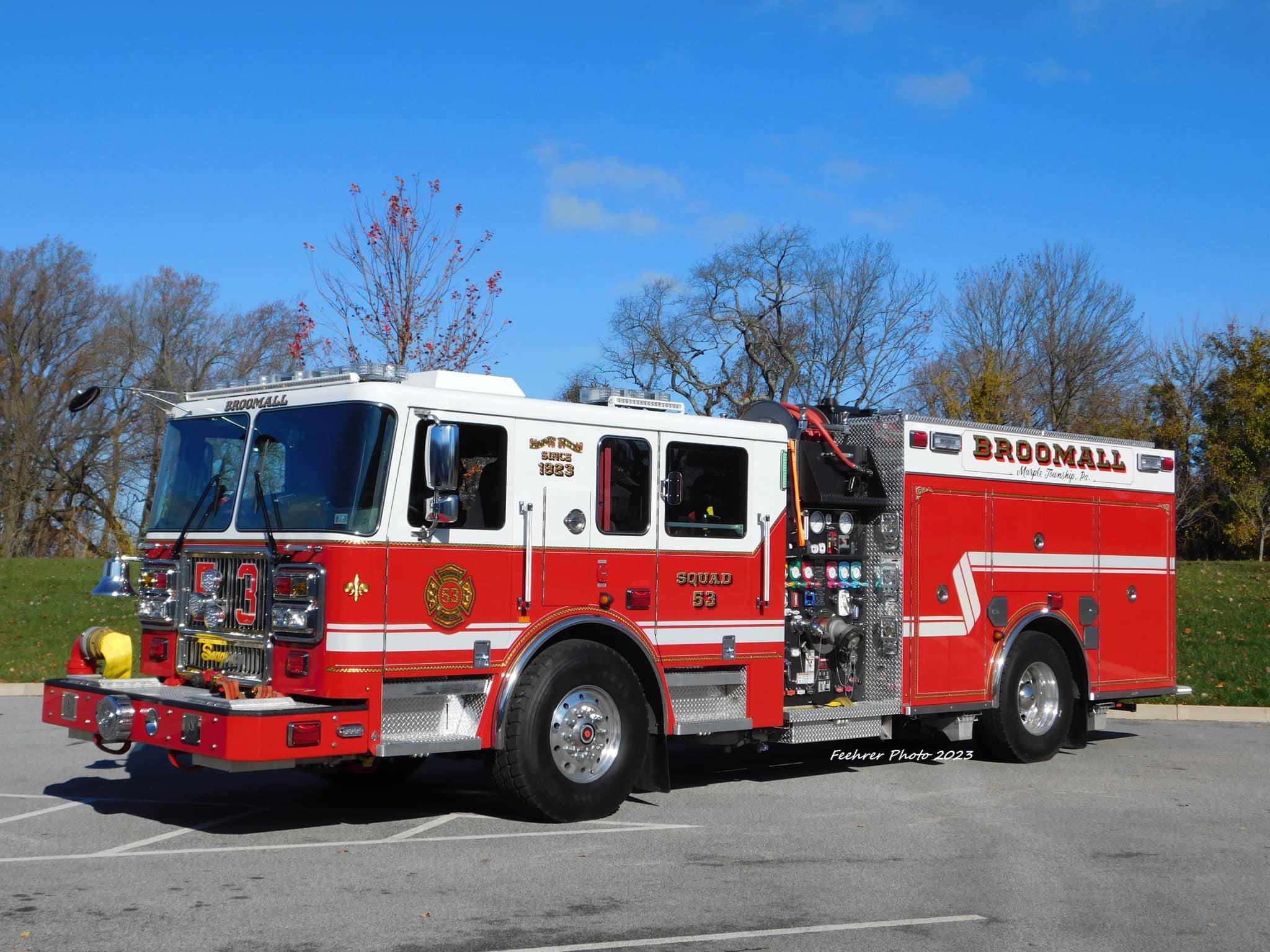 Squad 53 Placed In Service Broomall Fire Company